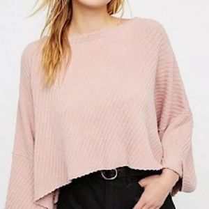 EUC Free People “I Cant Wait” cropped sweater, XS